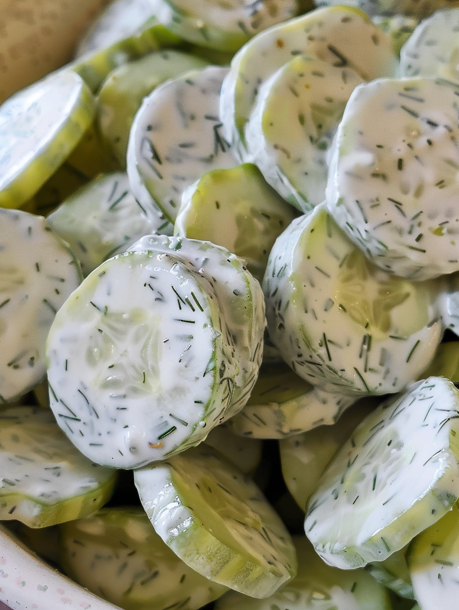Creamy Cucumber Salad