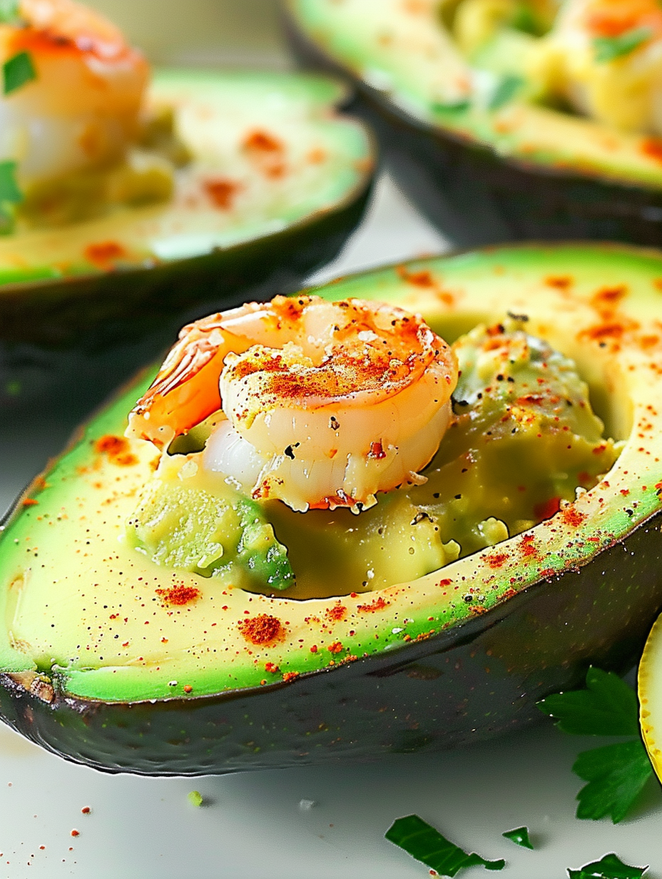 Baked Shrimp Stuffed Avocados