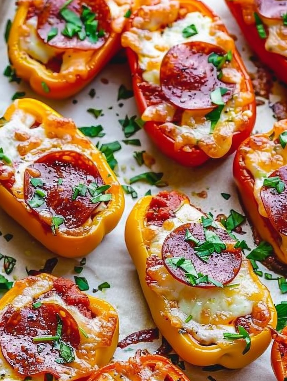 Pepper Pizza Poppers fresh from oven