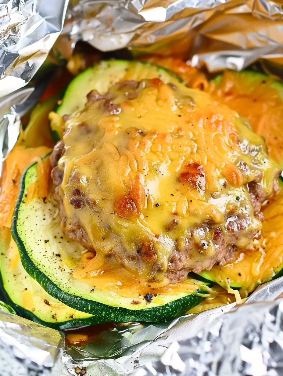 Foil packets ready to go into the air fryer