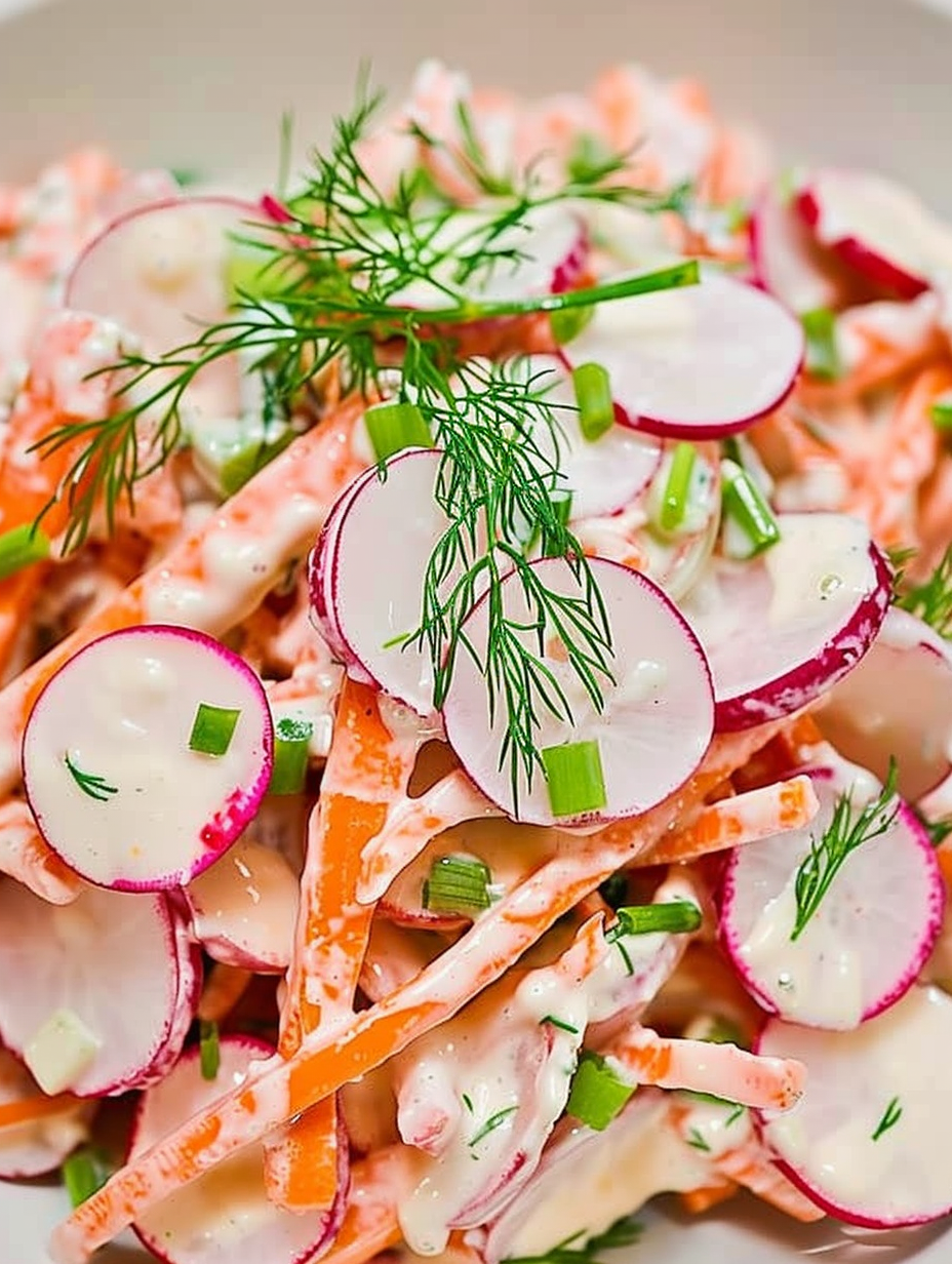 Creamy dressing being whisked in a small bowl