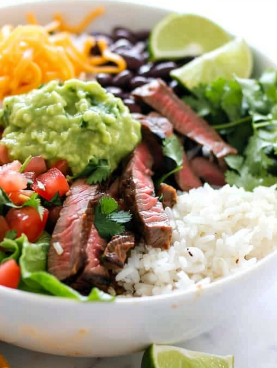 Steak sliced and marinating in a bag