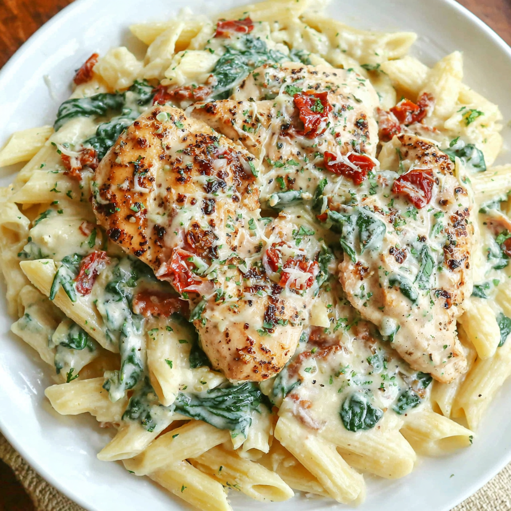 Tuscan Grilled Chicken Pasta