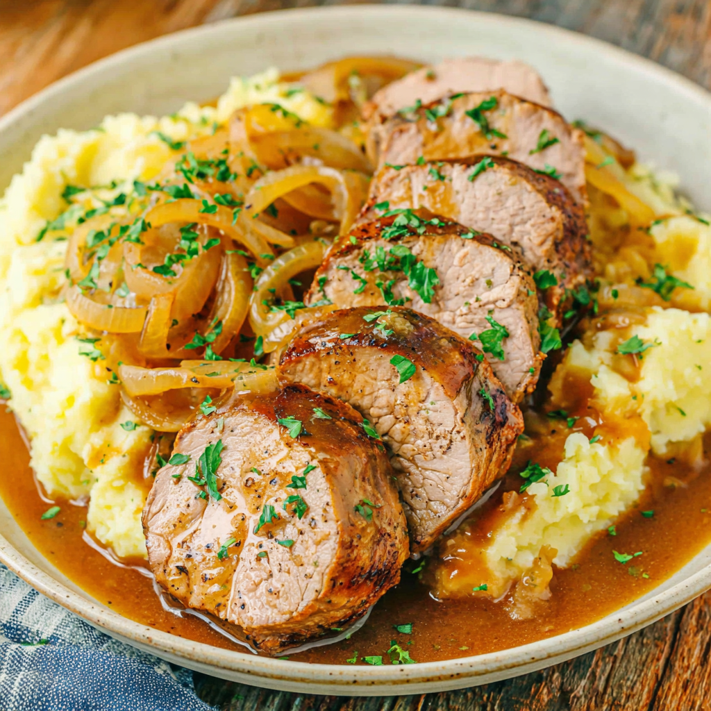 Slow Cooker Pork Tenderloin