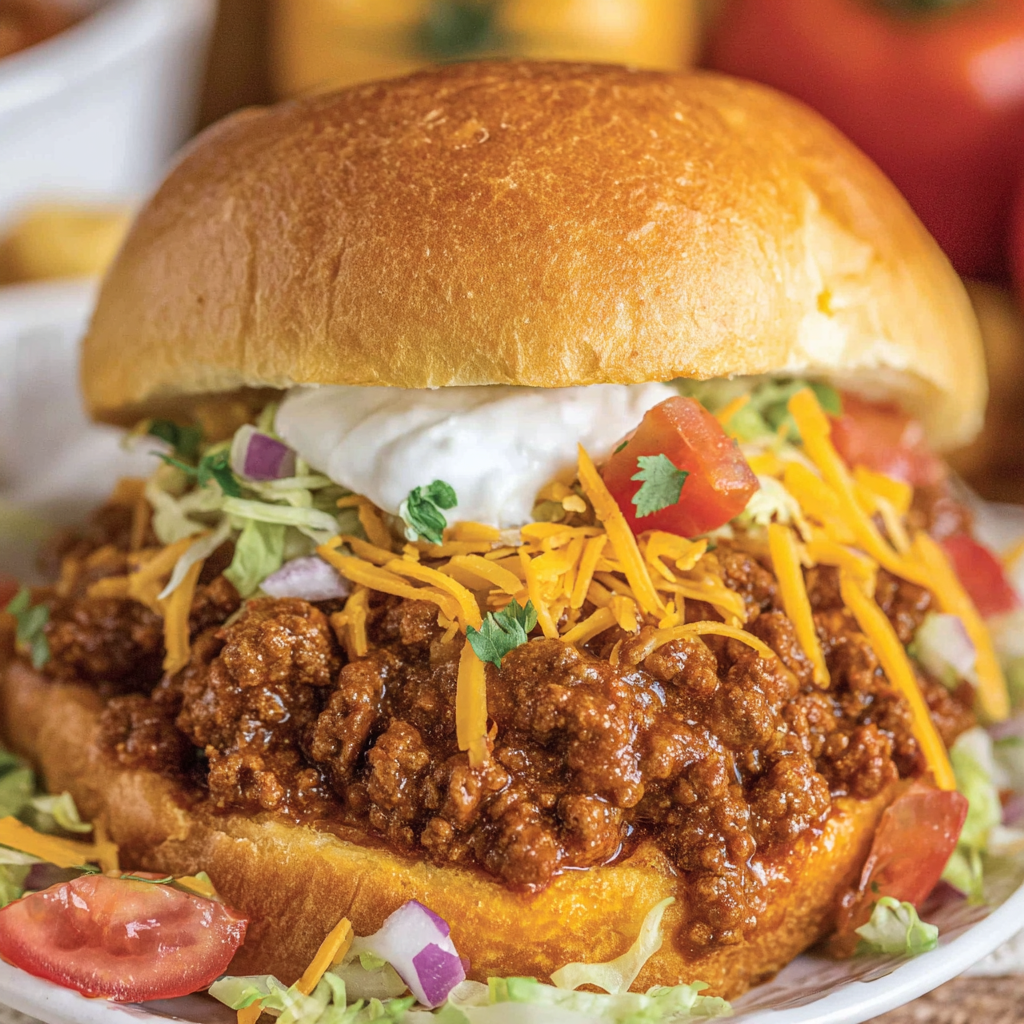 Crock Pot Taco Sloppy Joes