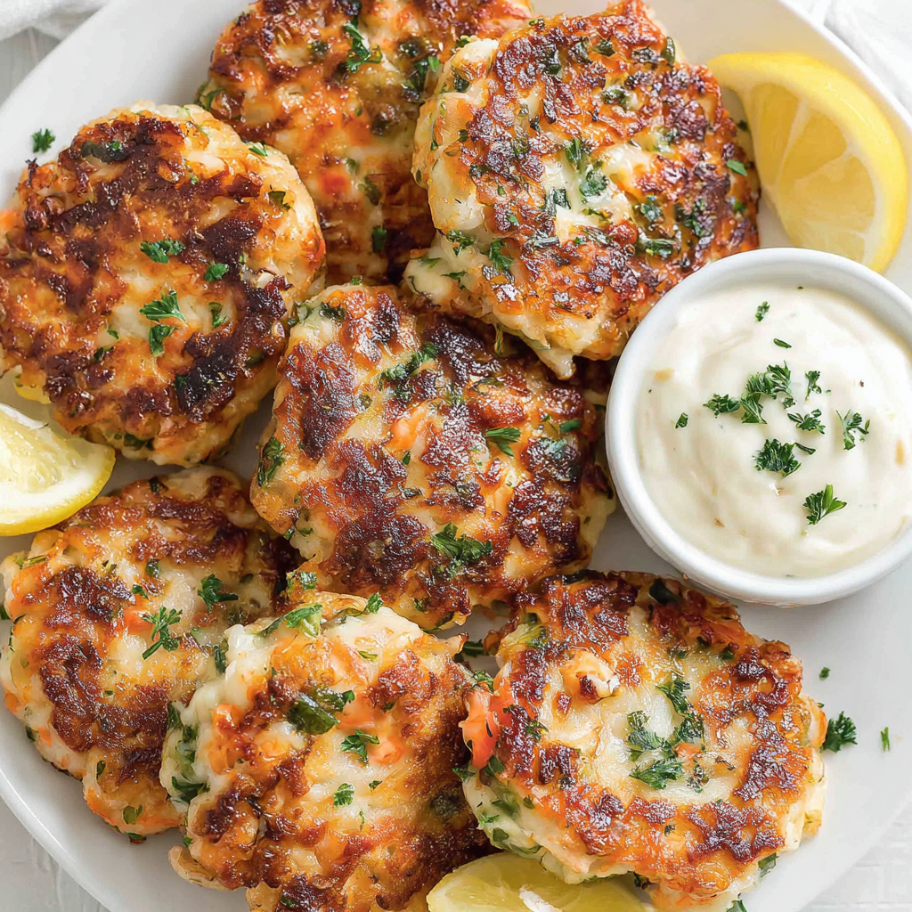 Shrimp Cakes with Lemon Aioli