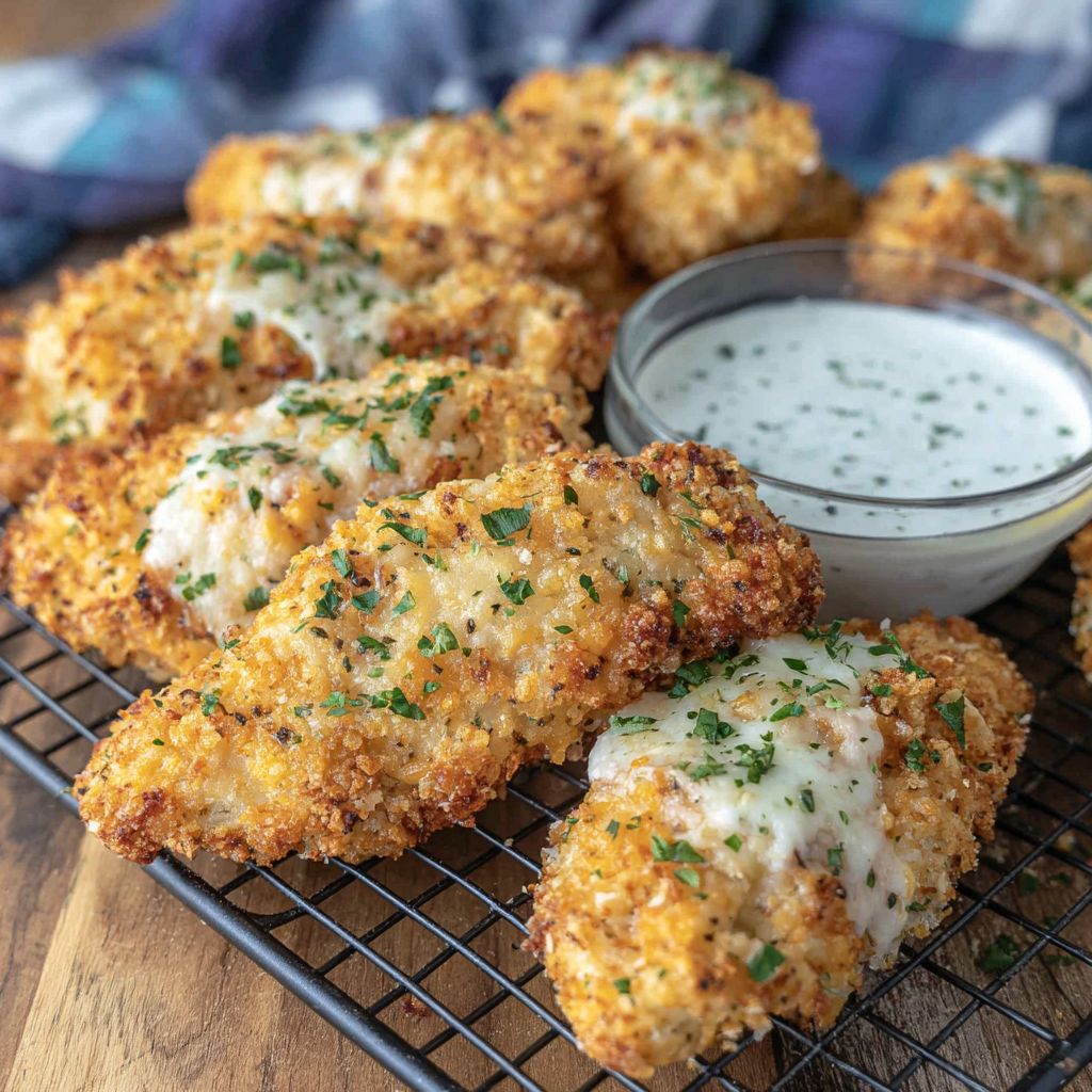 Crispy Cheez-It Chicken Tenders
