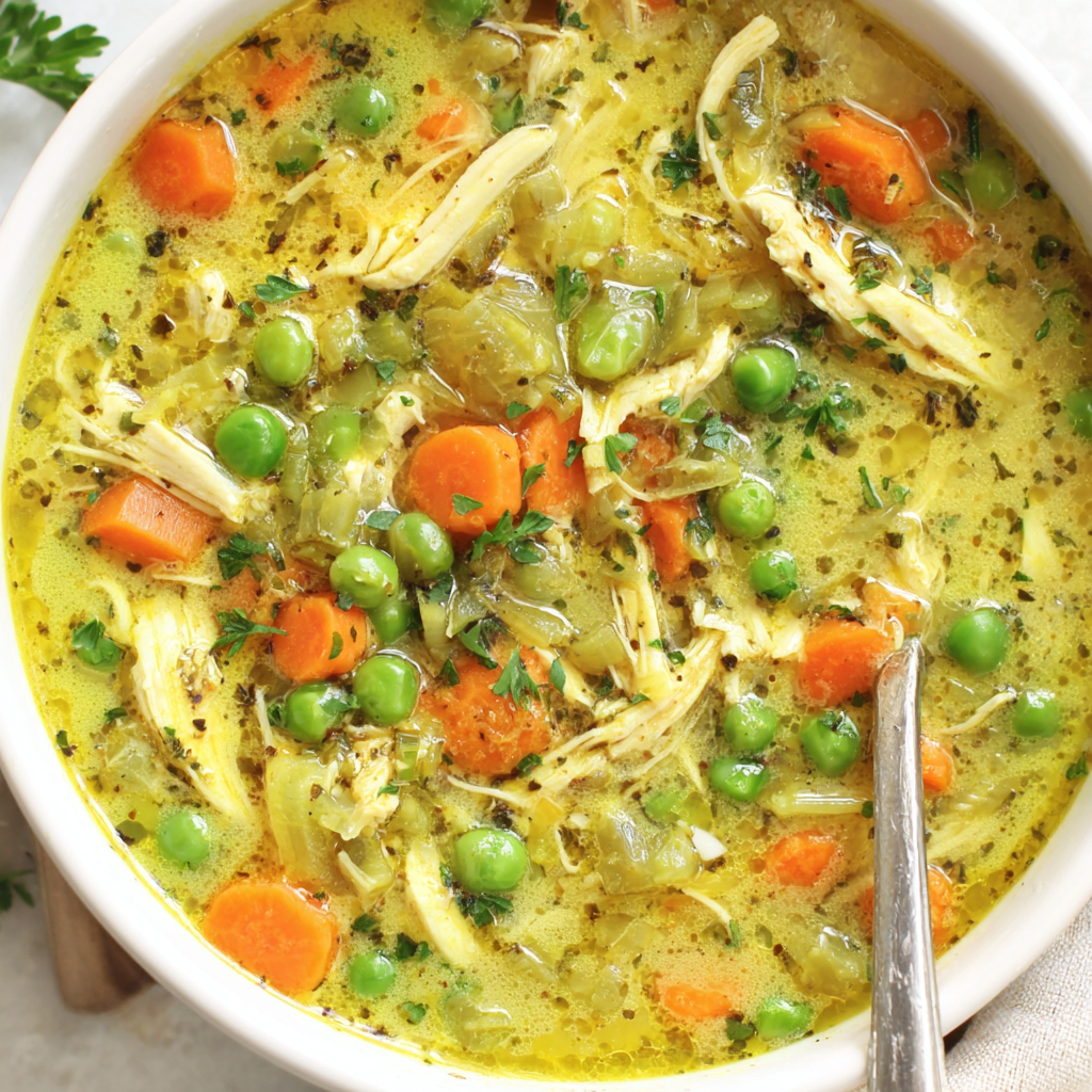 Anti-Inflammatory Turmeric Chicken Soup
