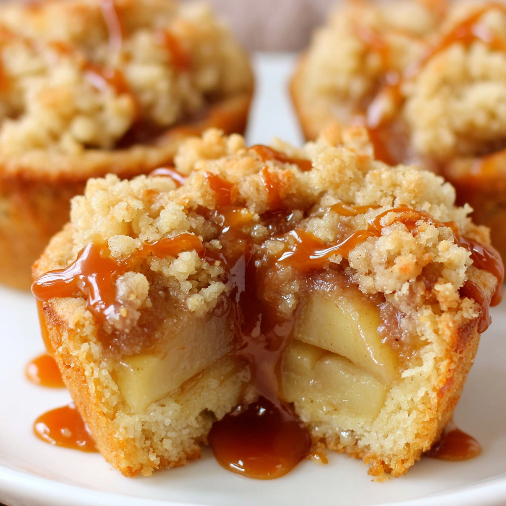 Salted Caramel Apple Cups