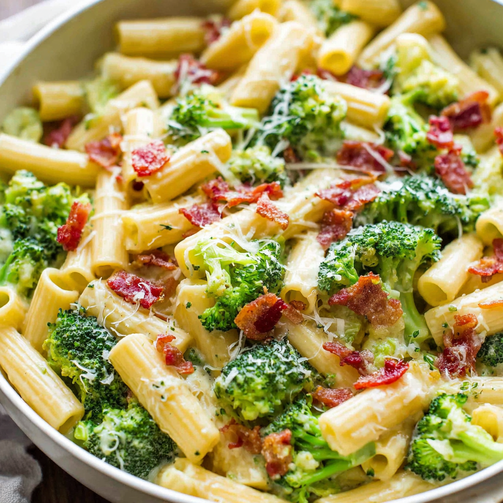 One-Pot Bacon Broccoli Pasta