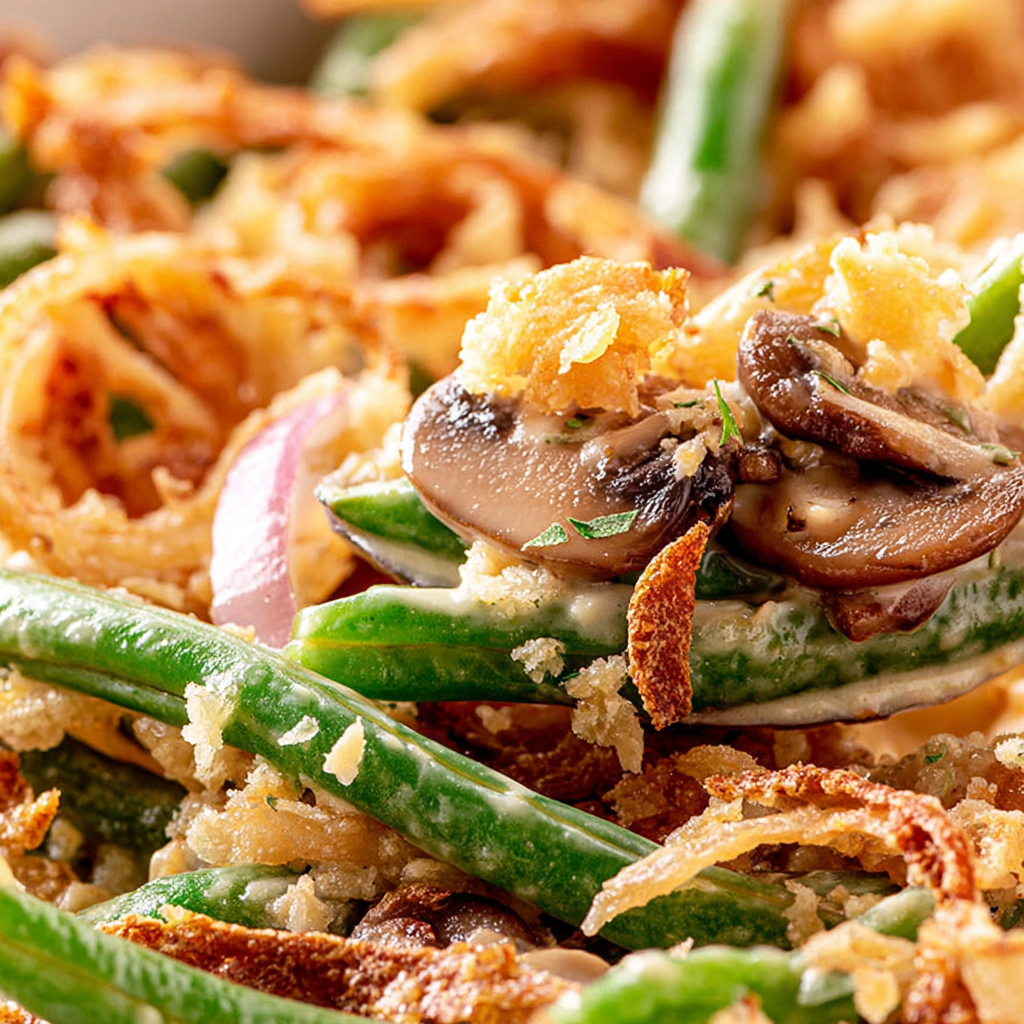 Creamy Green Bean Casserole from Scratch
