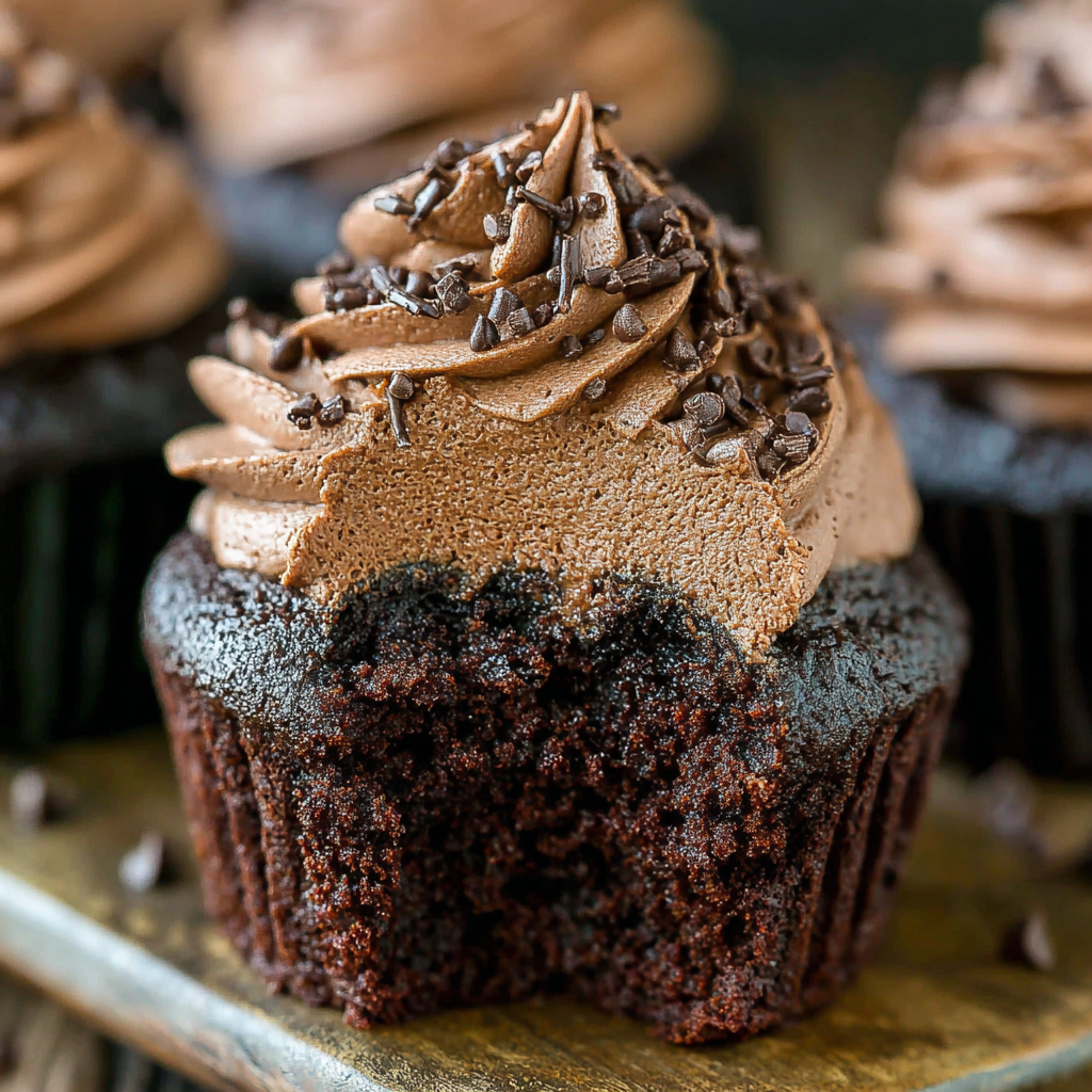 Homemade Moist Chocolate Cupcakes