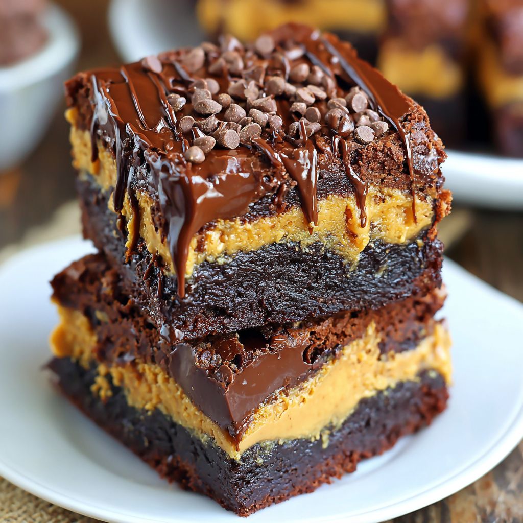 Peanut Butter Brownies