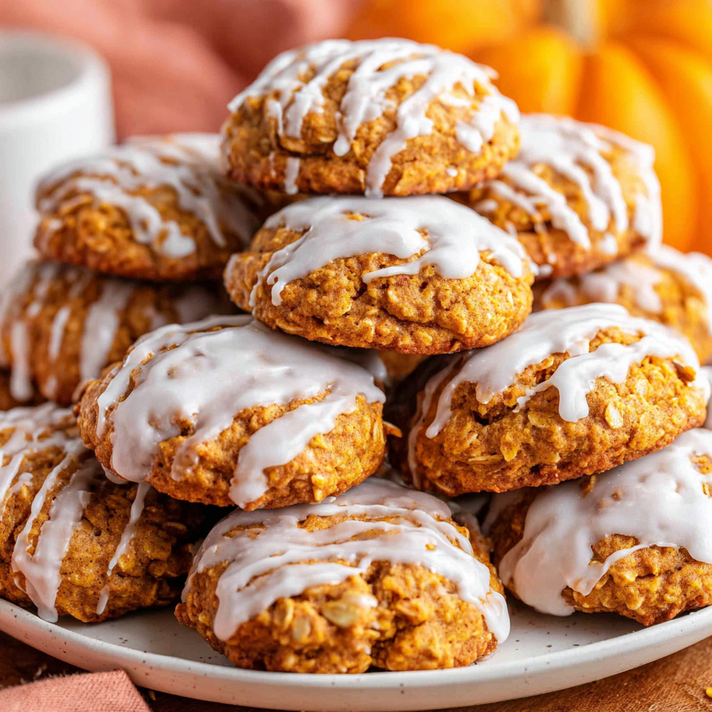 Pumpkin Oatmeal Cookies