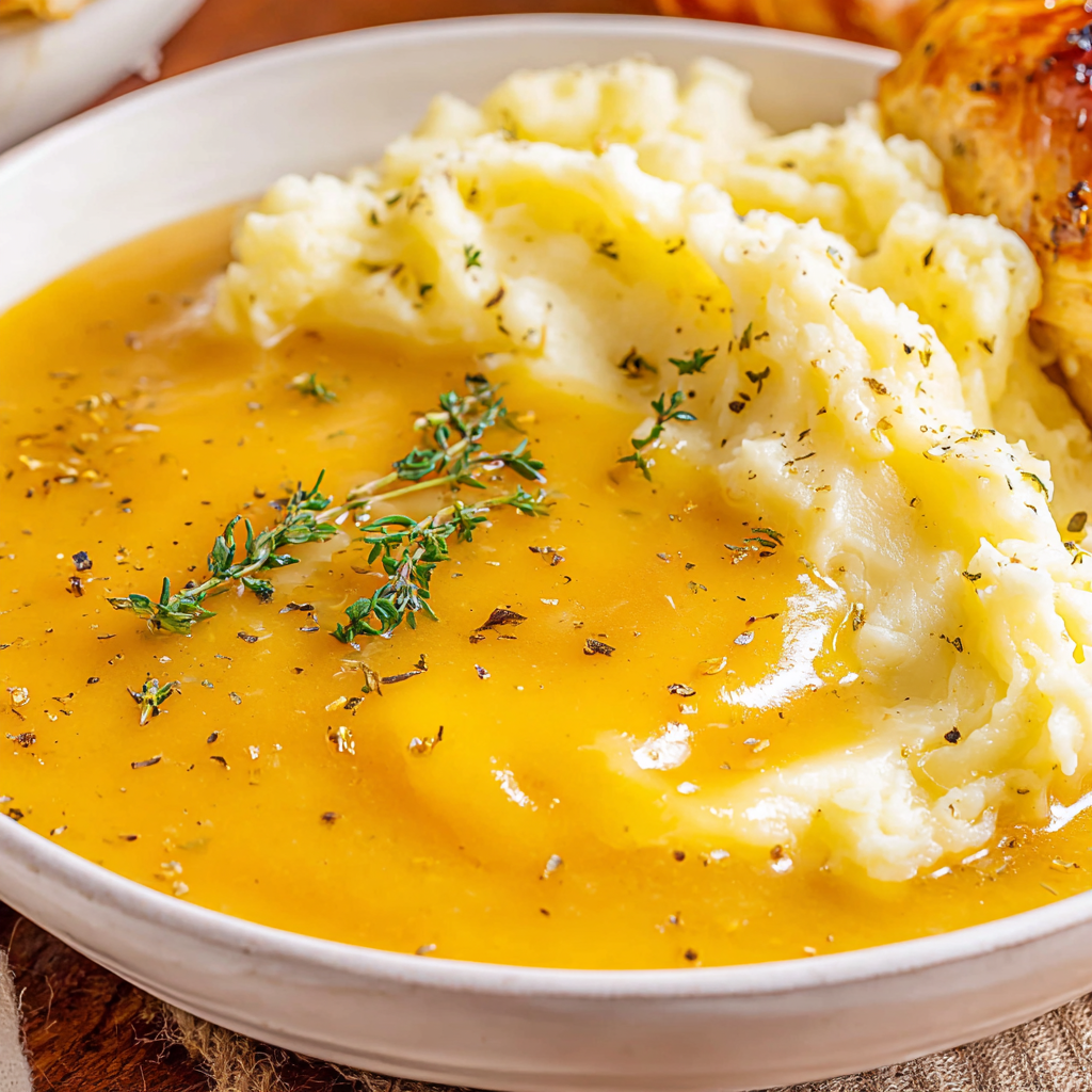 Easy Chicken Broth Gravy