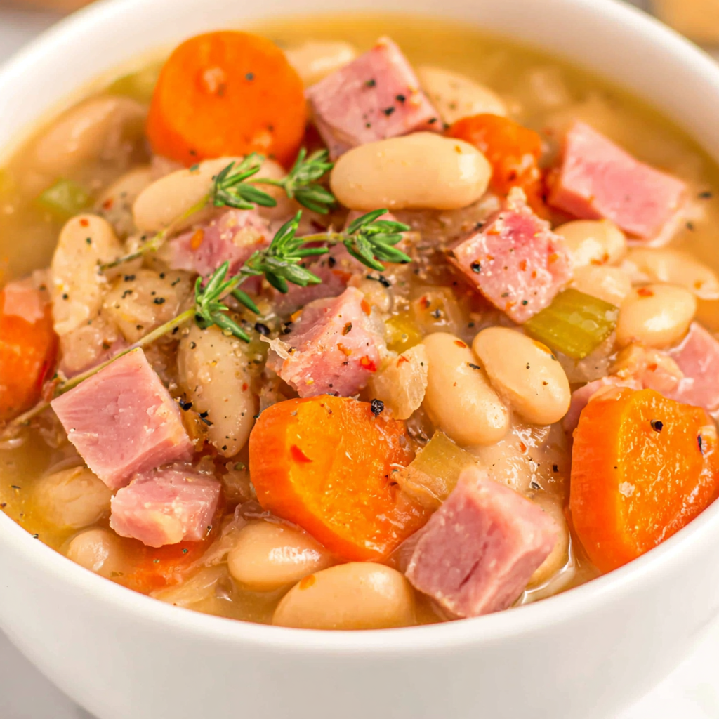 White Bean Soup with Ham