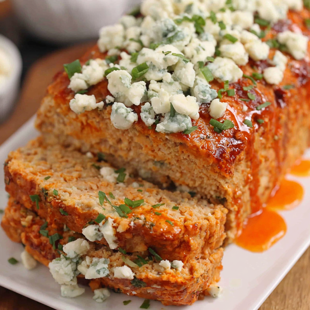 Classic Buffalo Chicken Meatloaf