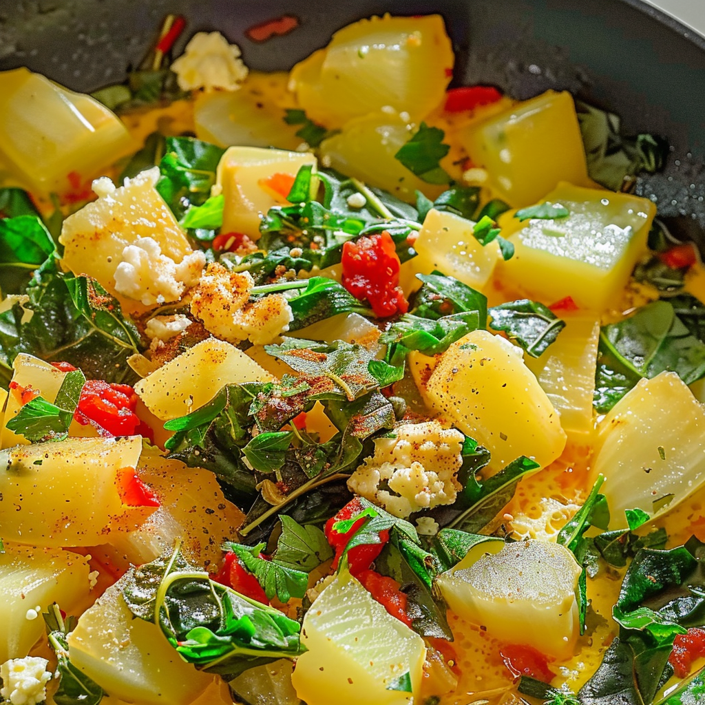 Blitva (Croatian Potatoes and Swiss Chard)
