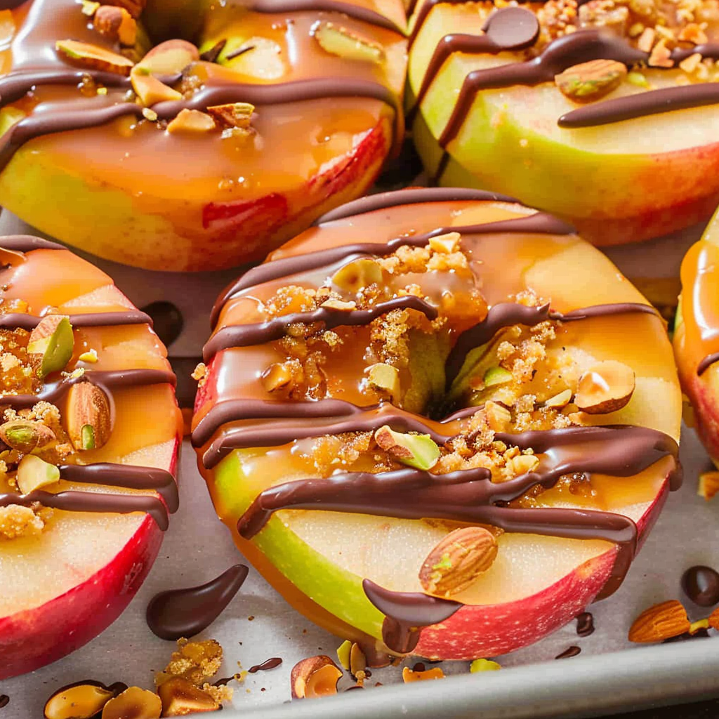 Caramel Apple Slices