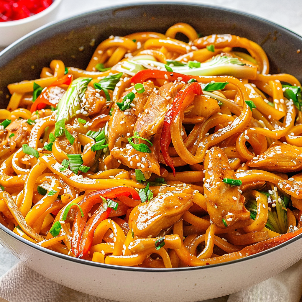 Chicken Stir Fry with Noodles