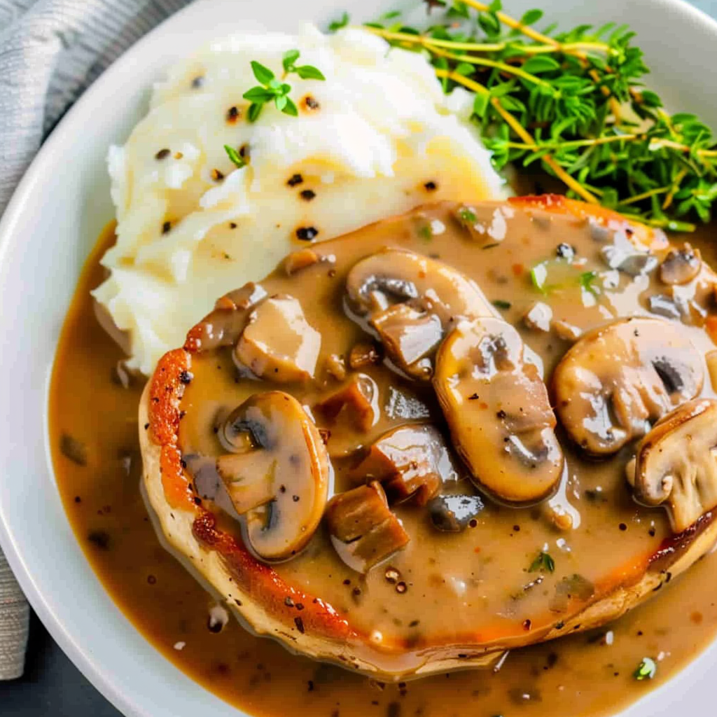 Mushroom Gravy — Rich & Hearty Mushroom and Onion Gravy