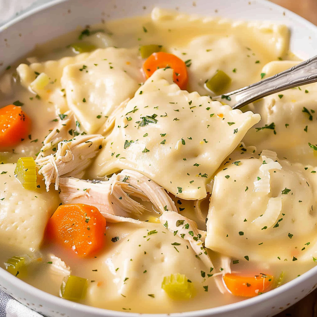 Cracker Barrel Style Chicken and Dumpling Soup
