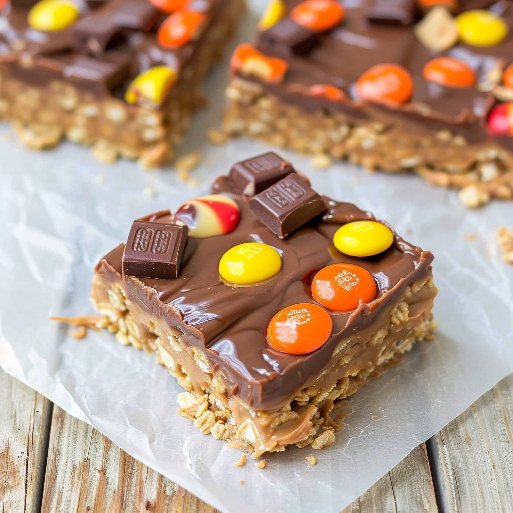 Chocolate Peanut Butter Candy Bars