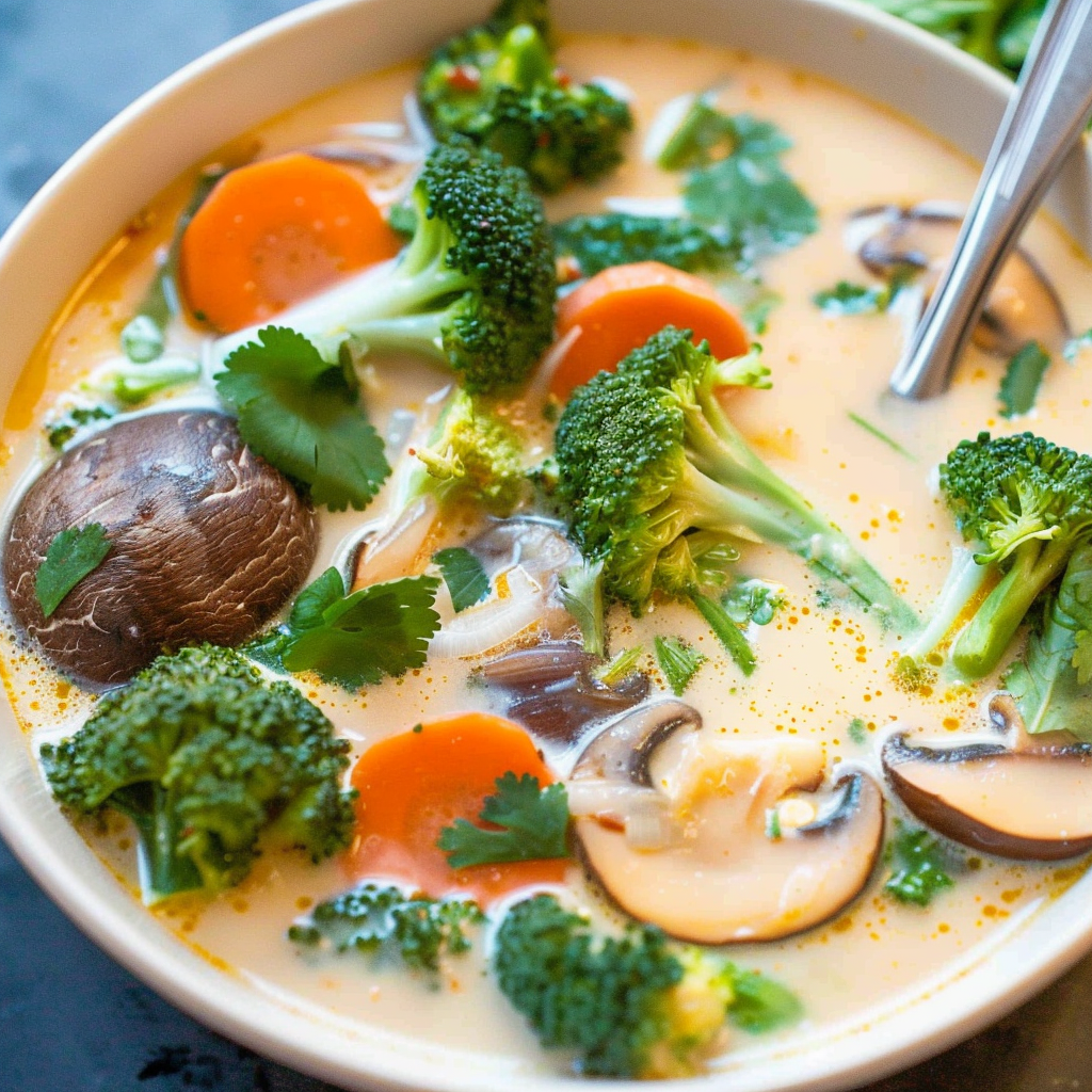 Thai Coconut Soup with Vegetables