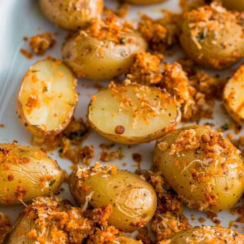 Crispy Parmesan Potatoes
