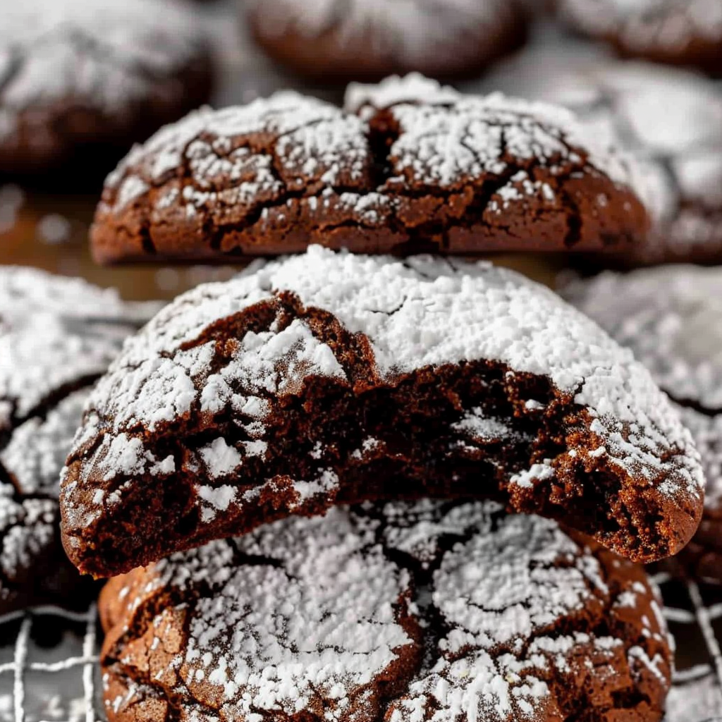 Chocolate Crinkle Cookies
