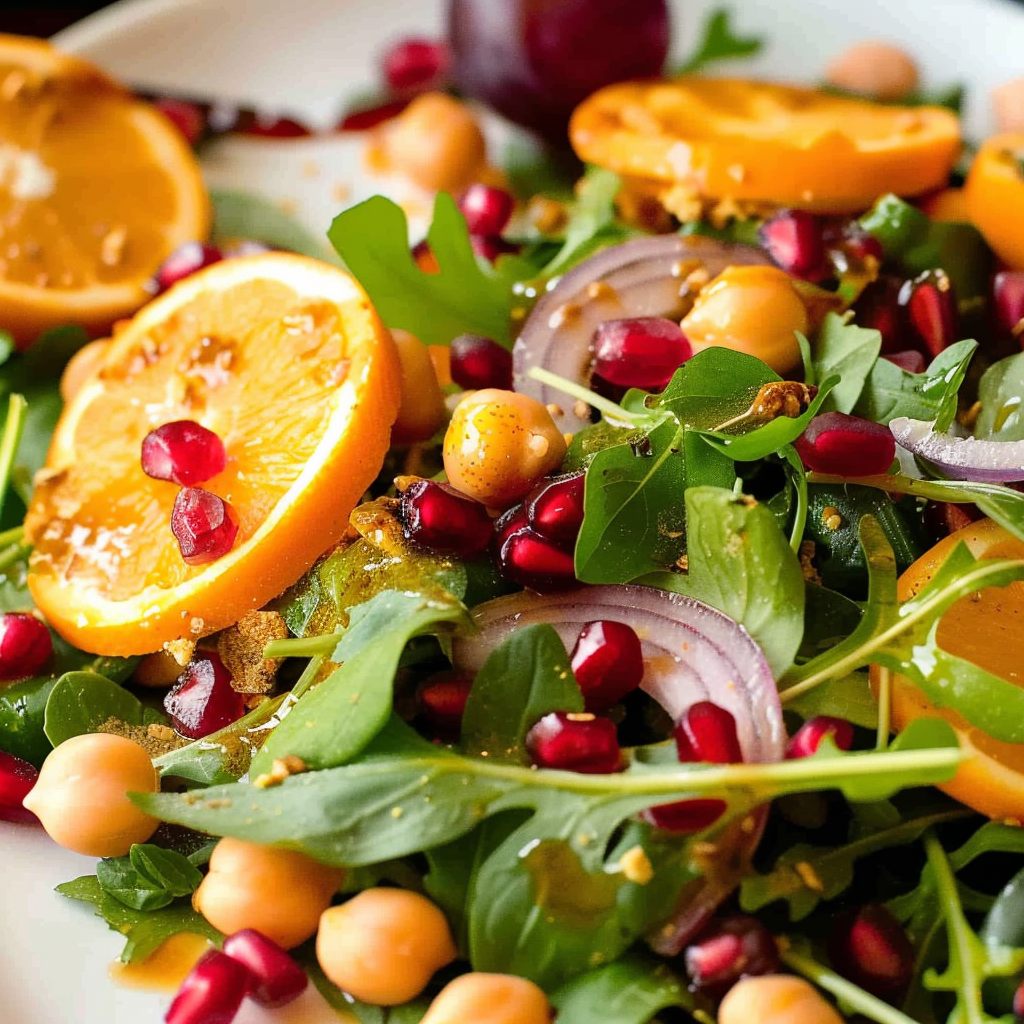 Fall Salad with Pumpkin Maple Vinaigrette