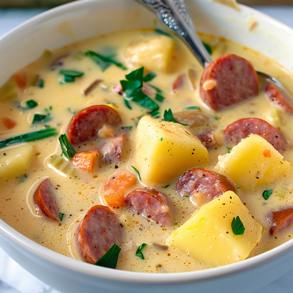 Kielbasa Potato Soup