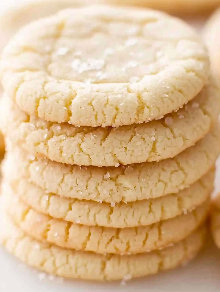 Close up of sugar cookie texture
