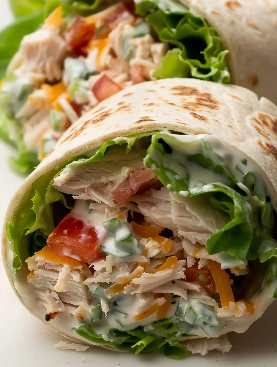 Chicken Bacon Ranch Wraps