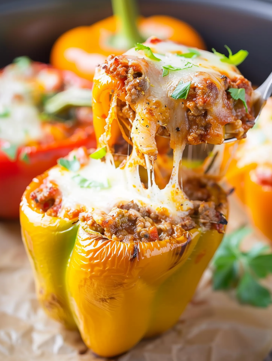 Air Fryer Stuffed Peppers