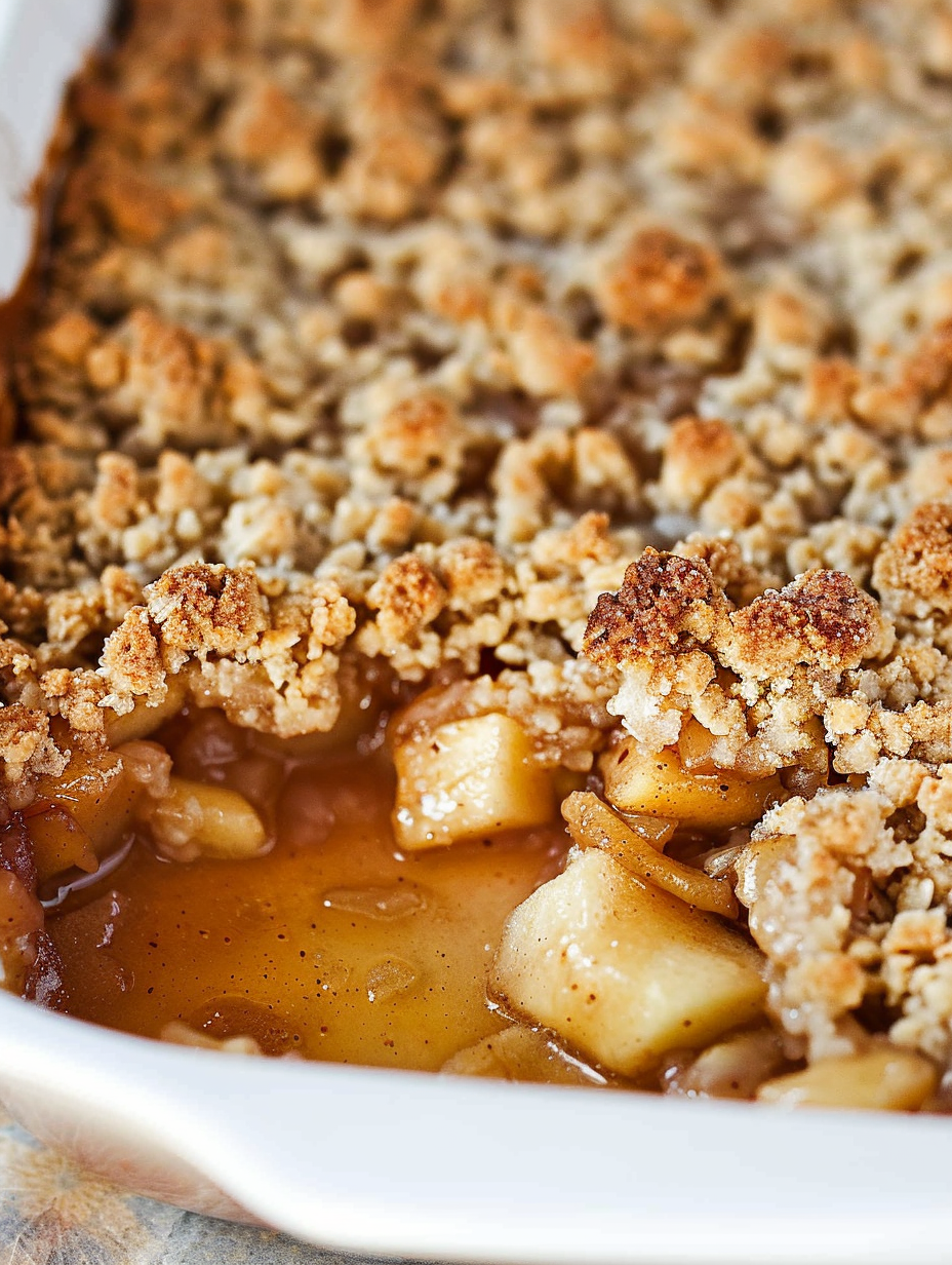 Sliced apples in a bowl for crumble