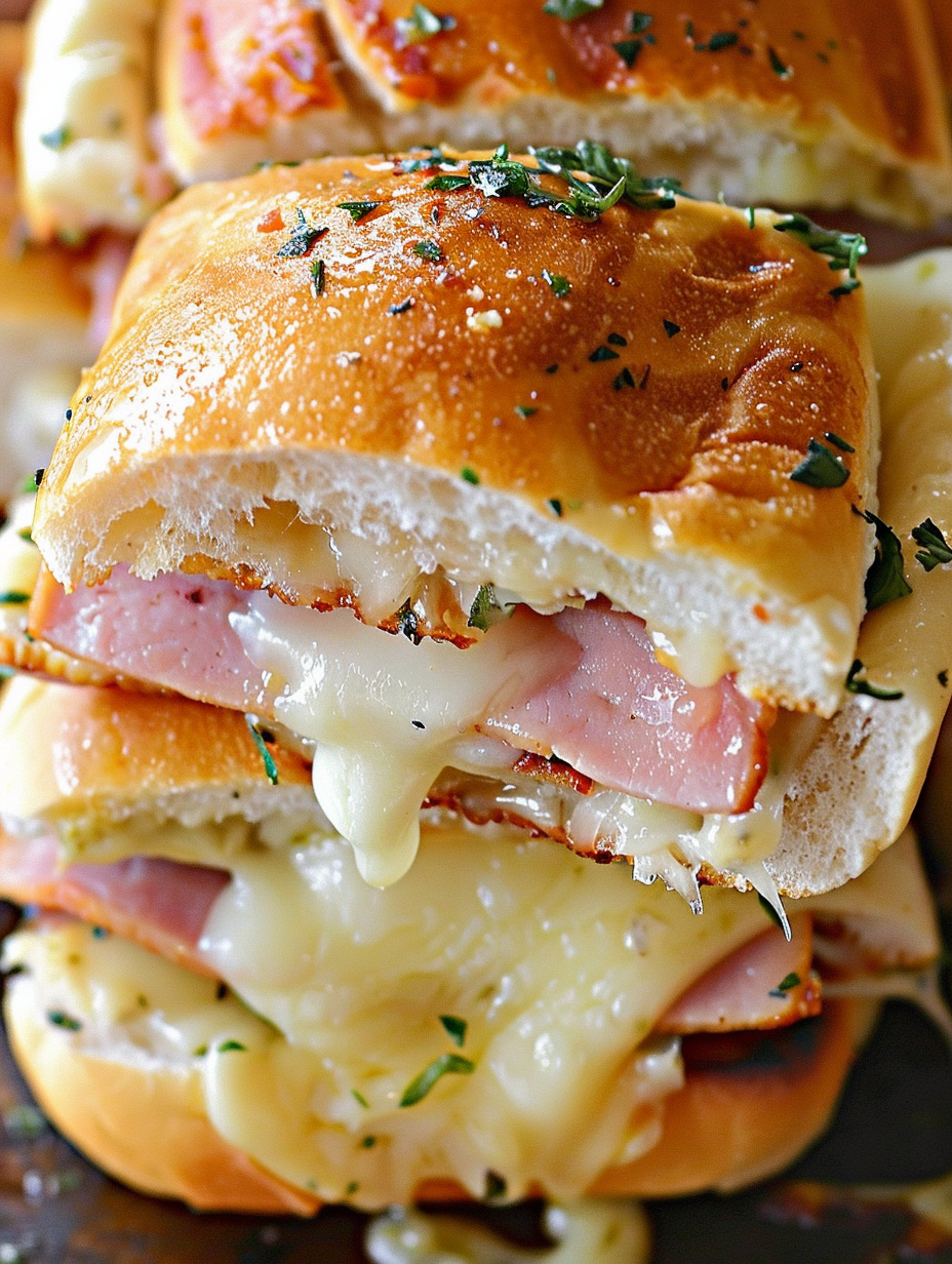 Chicken Cordon Bleu Sliders