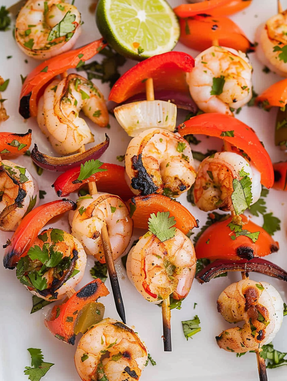 Brochetas de Camarón (Mexican Shrimp Skewers)