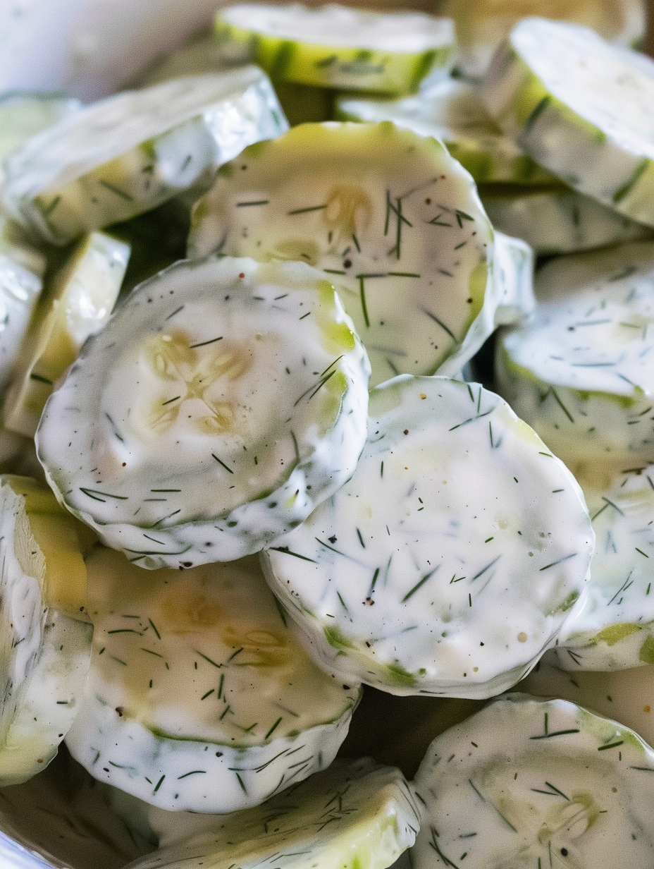 Creamy Cucumber Salad