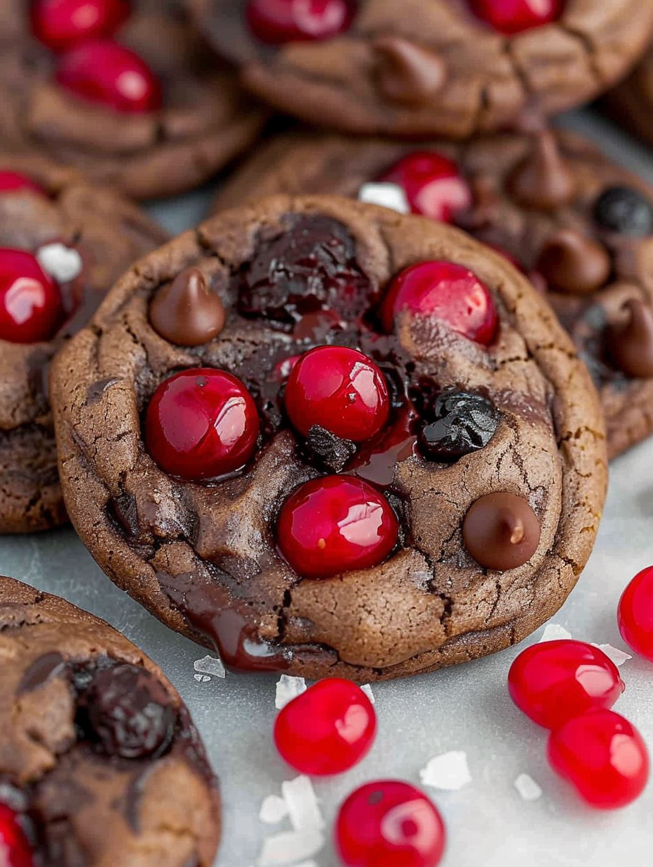 Cookie dough scoops ready for baking