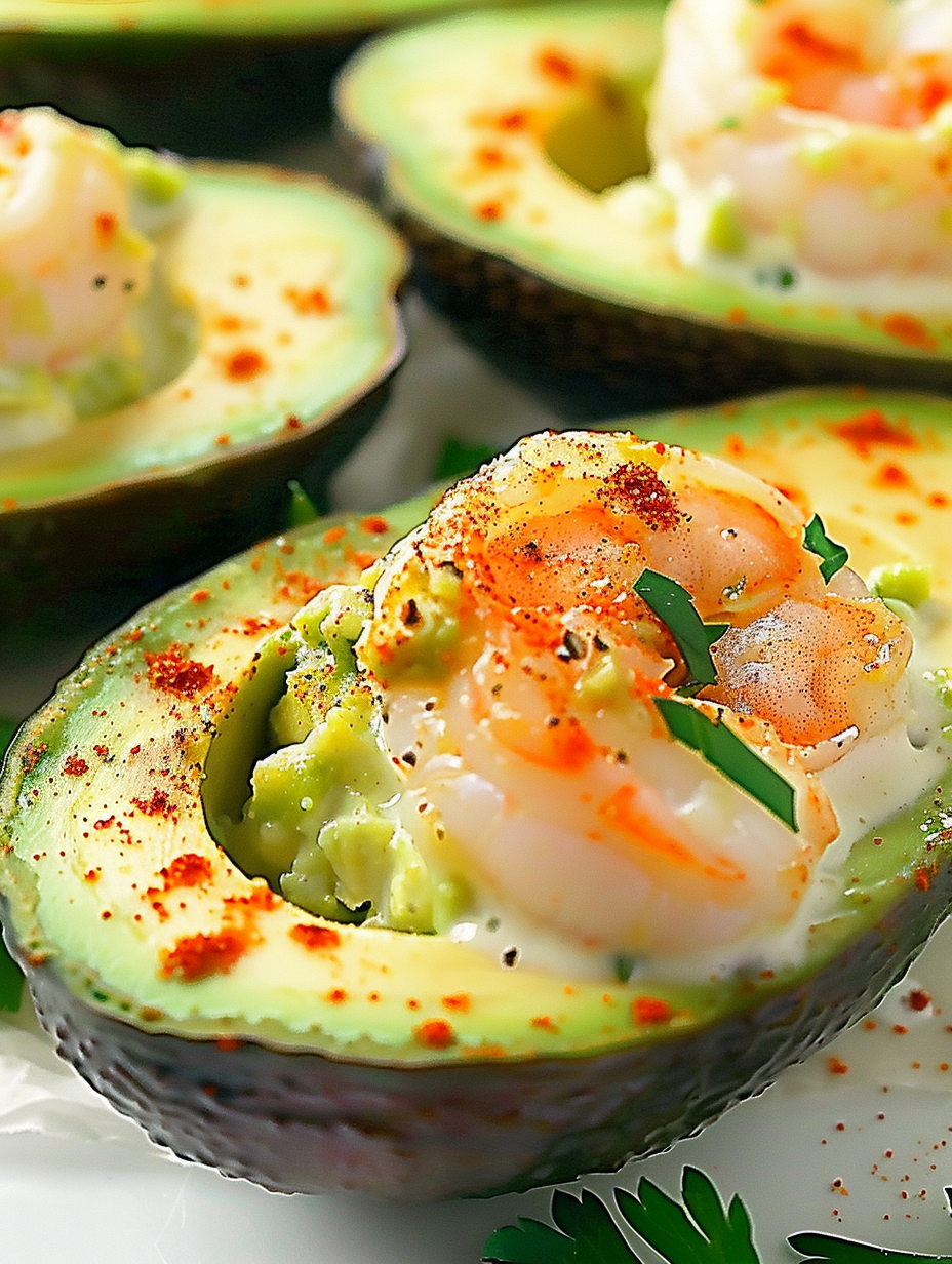 Baked Shrimp Stuffed Avocados