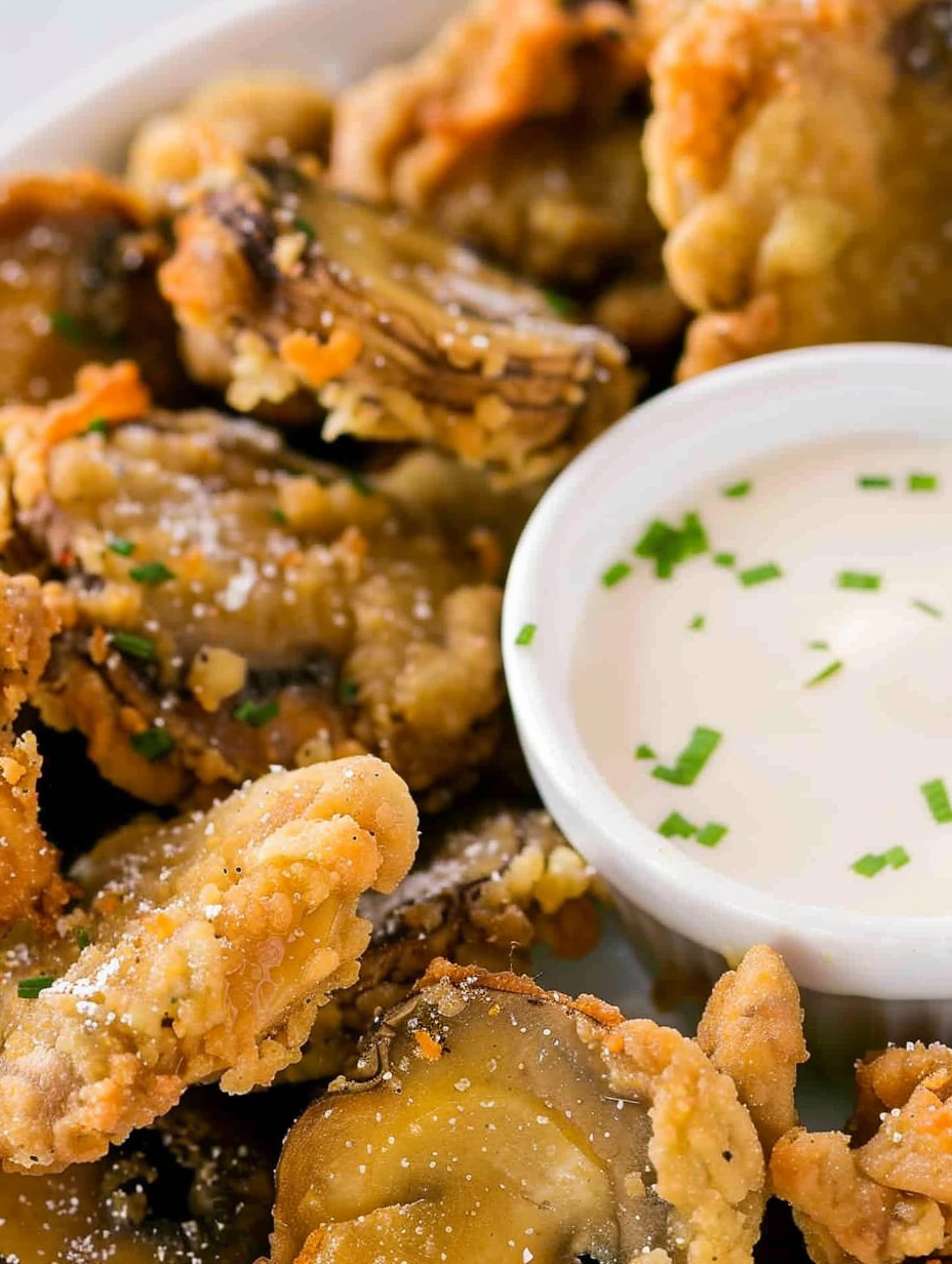 Crispy Fried Mushrooms (Two Breading Options)