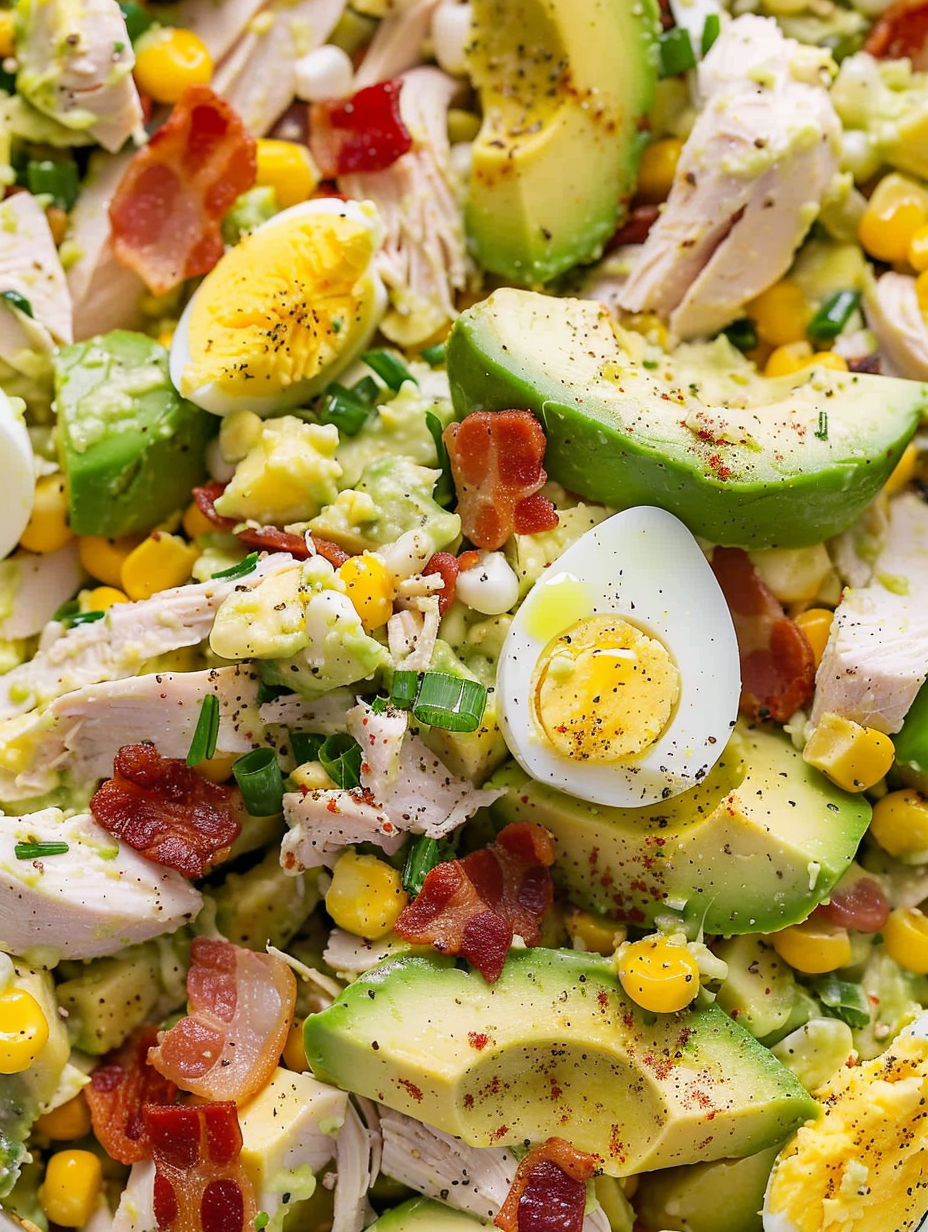 Avocado Chicken Salad preparation
