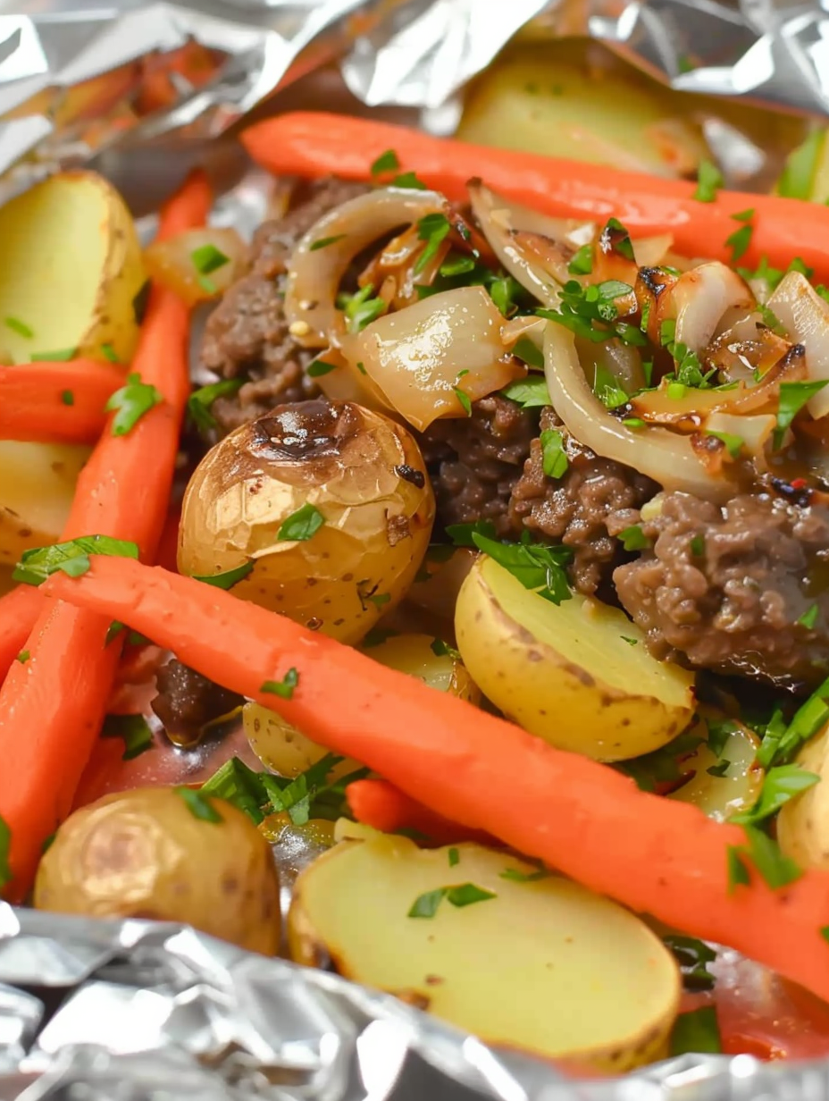 Vegetables thinly sliced for hobo packets