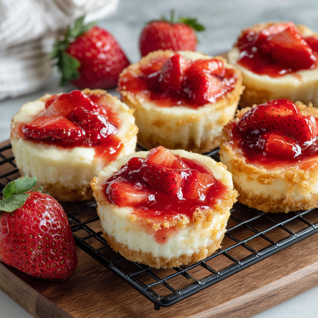 Whipping cream cheese filling for mini cheesecakes