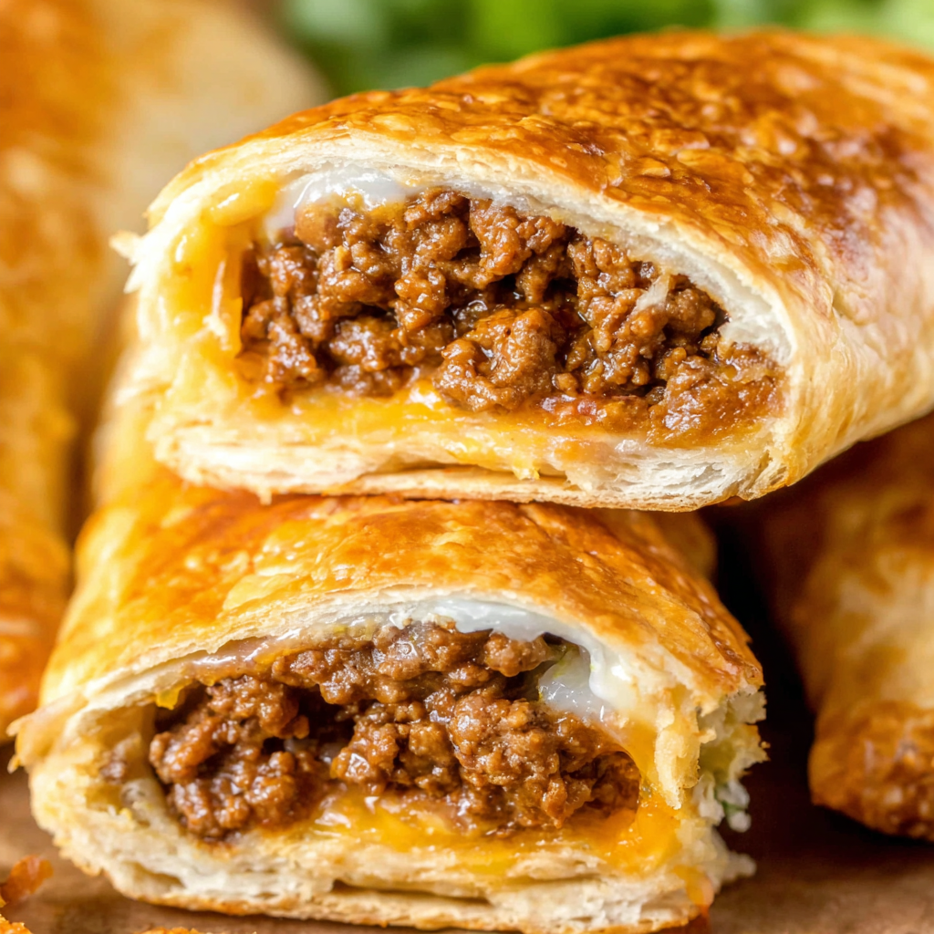 Golden baked taco pockets on a sheet pan with dipping sauces