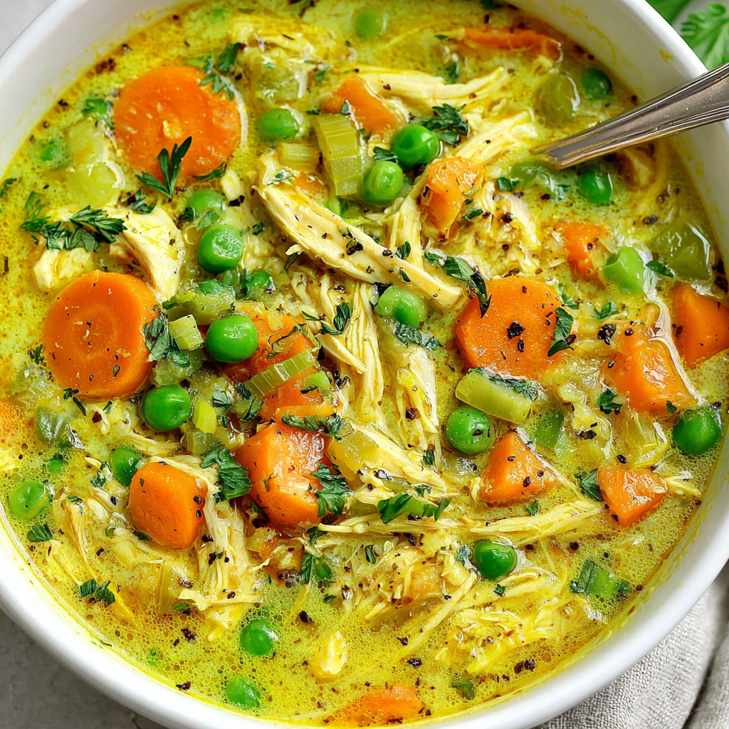 Anti-Inflammatory Turmeric Chicken Soup