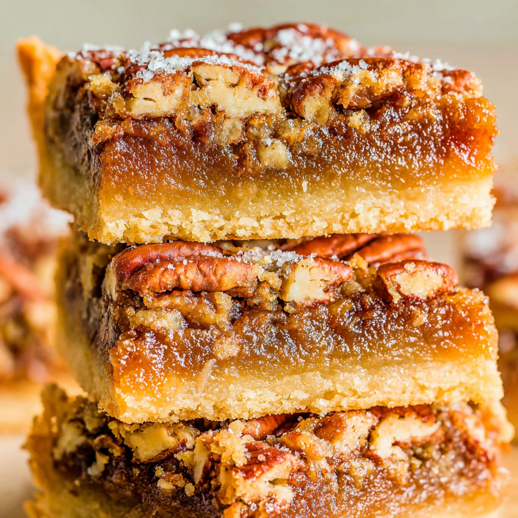 Buttery Pecan Pie Bars