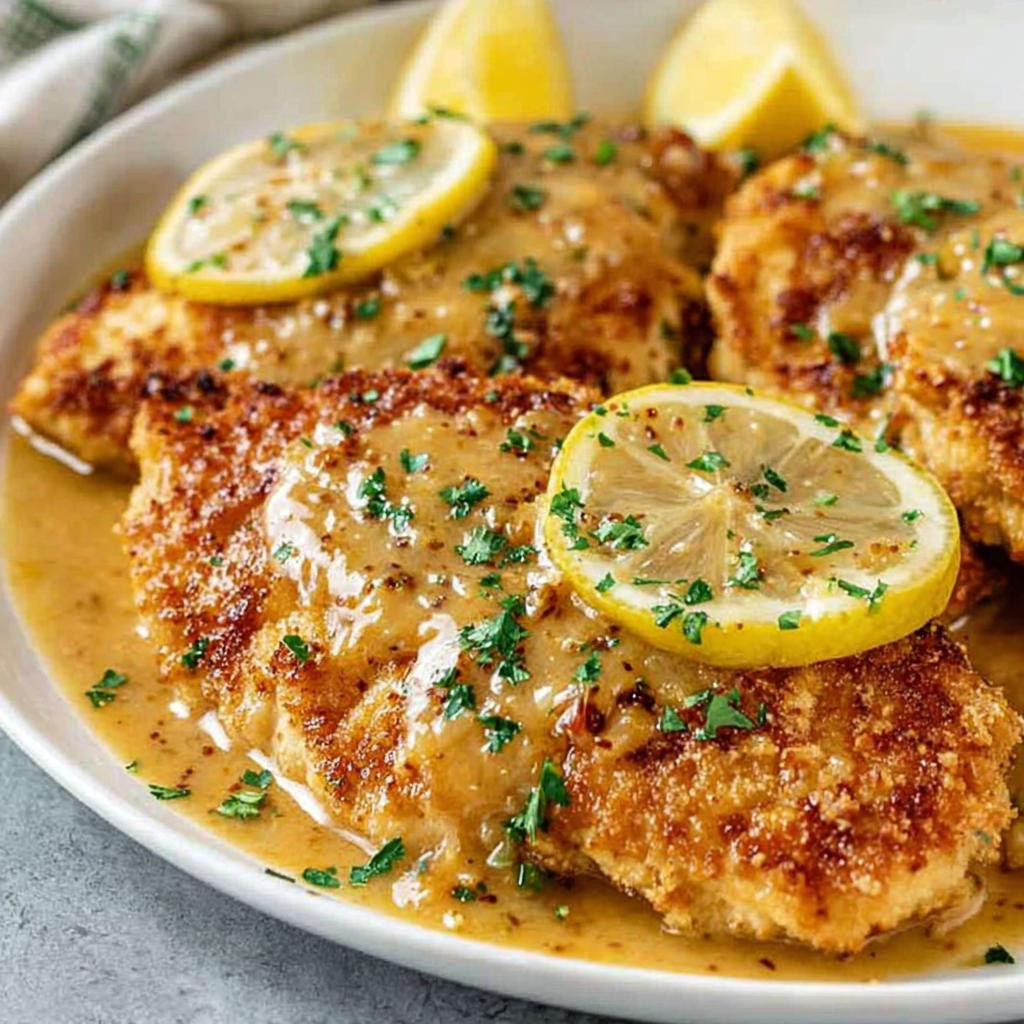 Chicken Francaise Lemon Butter
