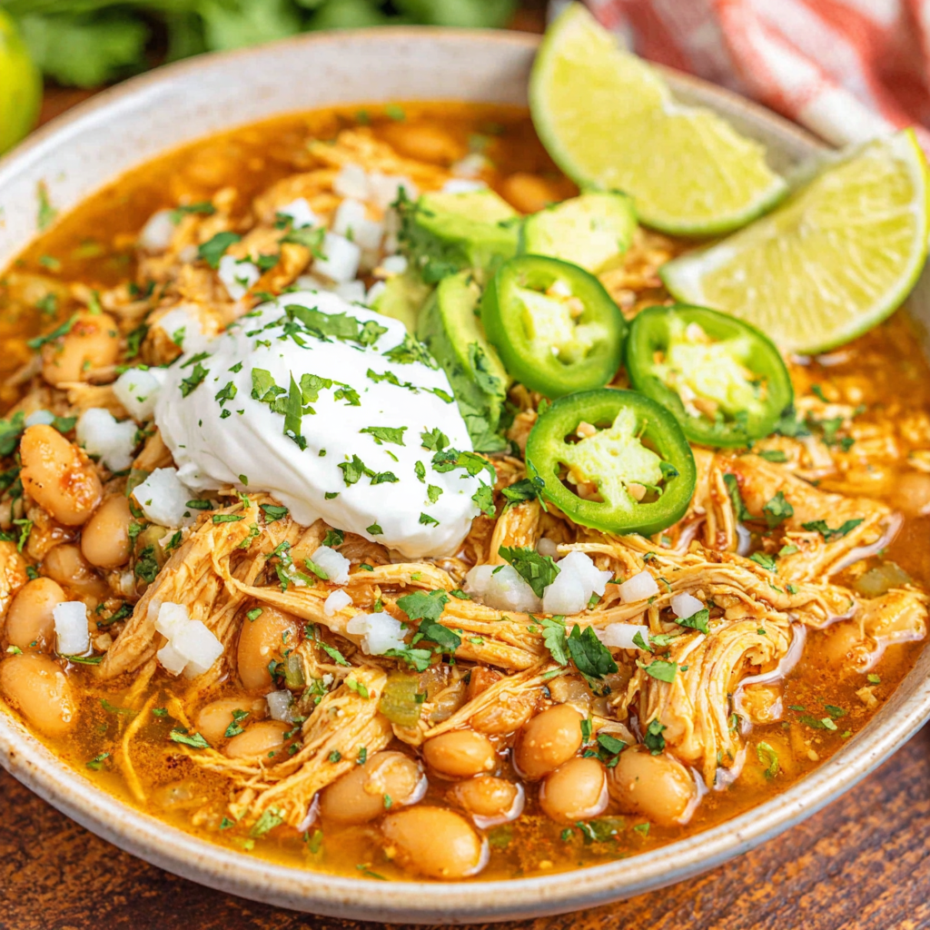 Crock Pot White Chicken Chili
